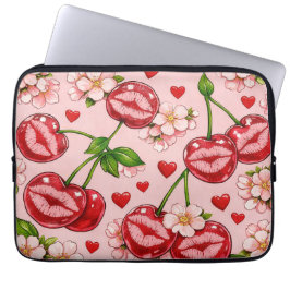 Housse Pour Ordinateur Portable Cherry Kiss Laptop Sleeve