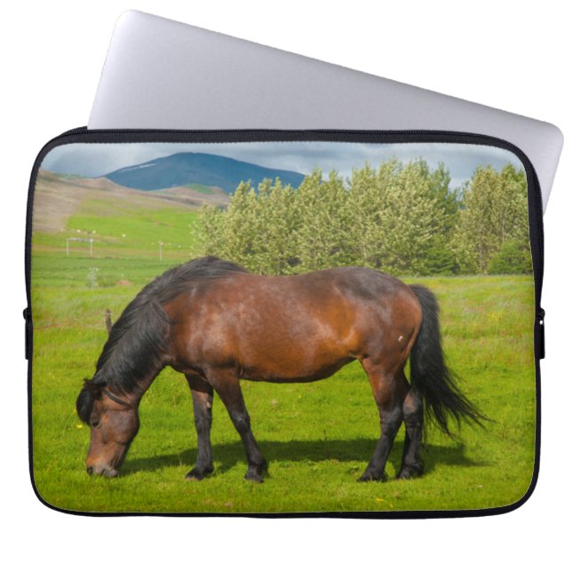 Housse Pour Ordinateur Portable Cheval islandais Mossfellsbaer (Devant)