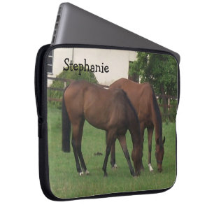 Housse Pour Ordinateur Portable Chevaux personnalisés
