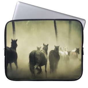 Housse Pour Ordinateur Portable Chevaux sauvages en course