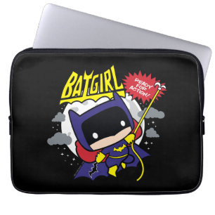 Housse Pour Ordinateur Portable Chibi Batgirl Prêt Pour L'Action