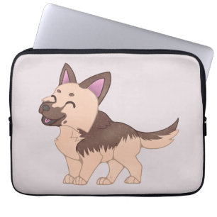 Housse Pour Ordinateur Portable Chien berger allemand de Kawaii
