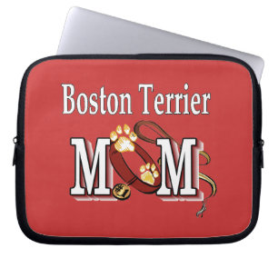Housse Pour Ordinateur Portable Chien de Boston MOM