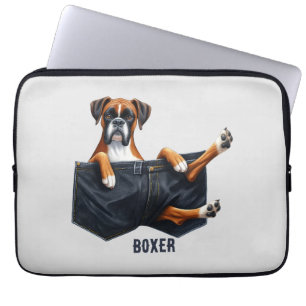 Housse Pour Ordinateur Portable Chien de poche de boîte
