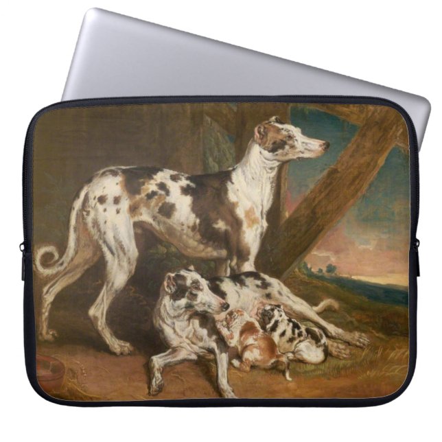 Housse Pour Ordinateur Portable Chiens de Dalmatie (par James Ward) (Devant)