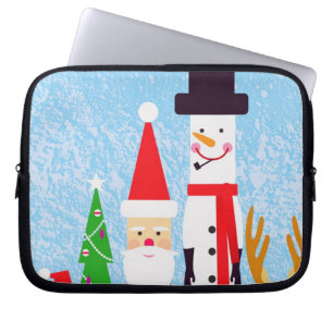 Housse Pour Ordinateur Portable Chiffres de Noël