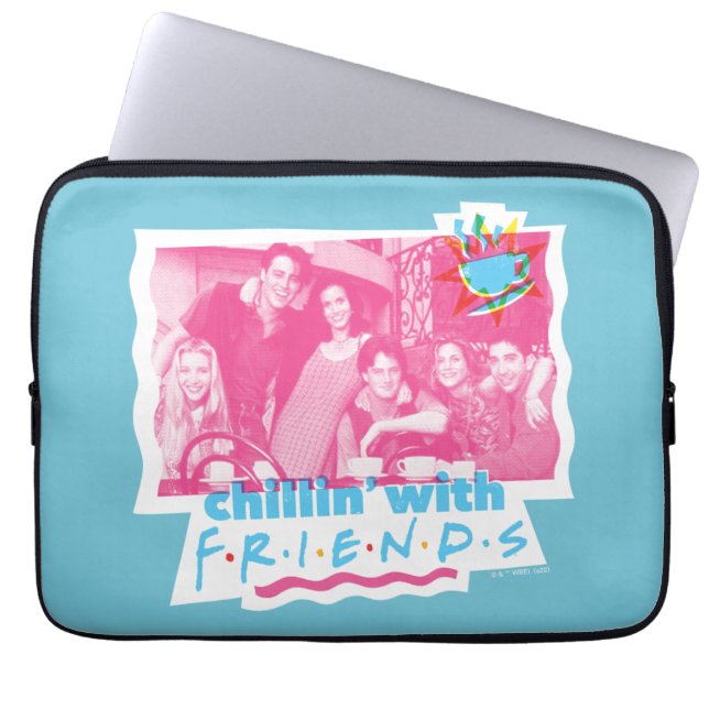 Housse Pour Ordinateur Portable Chillin' avec AMIS™ (Devant)