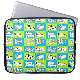 Housse Pour Ordinateur Portable Chiot blanc douille d'ordinateur portable de 15