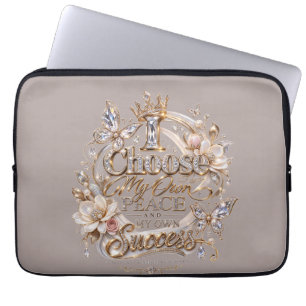 Housse Pour Ordinateur Portable Choisissez ma propre paix et mon propre succès
