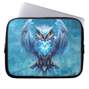 Housse Pour Ordinateur Portable Chouette de l'esprit gelé
