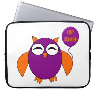 Housse pour ordinateur portable Chouette fête d'Ha