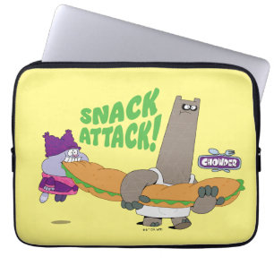 Housse Pour Ordinateur Portable Chowder et Shnitzel