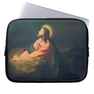 Housse Pour Ordinateur Portable Christ priant dans le jardin de Gethsémani
