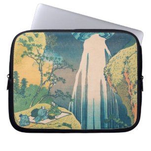 Housse Pour Ordinateur Portable Chutes d'Amida d'Hokusai Japon Cascade