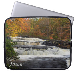 Housse Pour Ordinateur Portable Chutes de Shohola à l'automne (2)