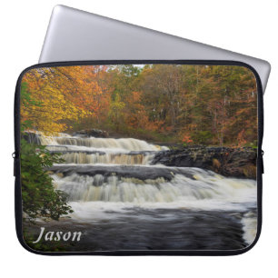 Housse Pour Ordinateur Portable Chutes de Shohola à l'automne (2)