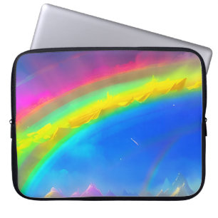 Housse Pour Ordinateur Portable Ciel lumineux arc-en-ciel