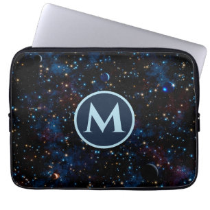 Housse Pour Ordinateur Portable Ciel nocturne avec étoiles et planètes personnalis
