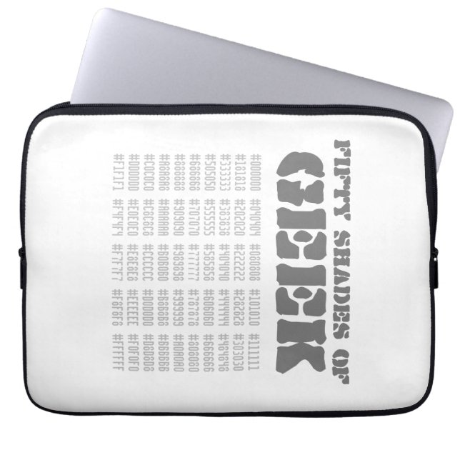 Housse Pour Ordinateur Portable Cinquante nuances de Geek (Devant)