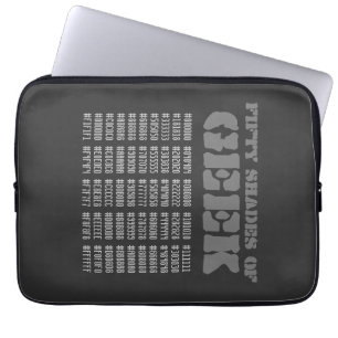 Housse Pour Ordinateur Portable Cinquante nuances de Geek