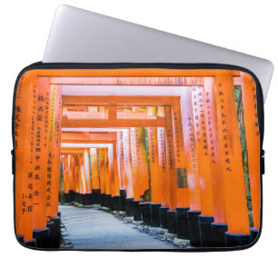 Housse Pour Ordinateur Portable Cinquante nuances d'orange - Senbon Torii, Kyoto