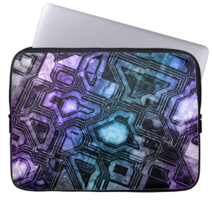 Housse Pour Ordinateur Portable circuits gemstone - astro shadow :