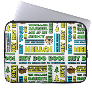 Housse Pour Ordinateur Portable Citations de pique-nique de Yogi Bear et Motif d'e