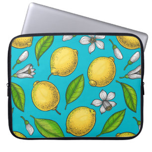 Housse Pour Ordinateur Portable Citron bleu