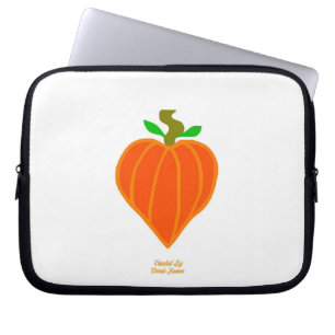 Housse Pour Ordinateur Portable Citrouille Coeur Neoprène Portable