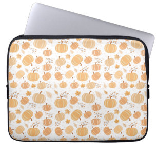 Housse Pour Ordinateur Portable Citrouille de récolte d'automne et Motif pastel fe