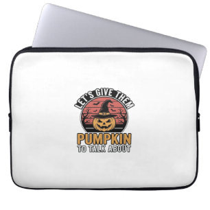 Housse Pour Ordinateur Portable Citrouille drôle Halloween Vintage conception de T