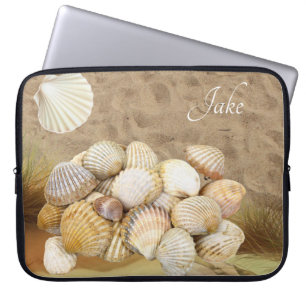 Housse Pour Ordinateur Portable Clams De Sable De Plage Sleeve Ordinateur Portable