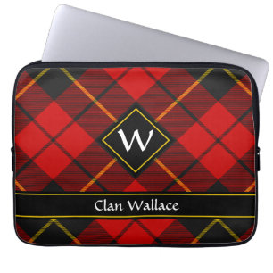 Housse Pour Ordinateur Portable Clan Wallace Tartan Portable