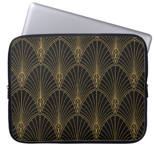 Housse Pour Ordinateur Portable Classique Art Déco Motif sans faille. Styli géomét