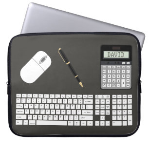 Housse Pour Ordinateur Portable Clavier, souris, calculateur et stylo