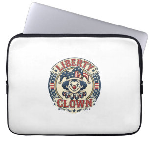 Housse Pour Ordinateur Portable Clown de la Liberté Patriotique Patriotique Clownc
