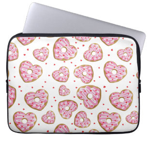 Housse Pour Ordinateur Portable Coeur rose mignon Cookies