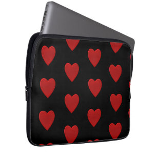 Housse Pour Ordinateur Portable Coeur rouge