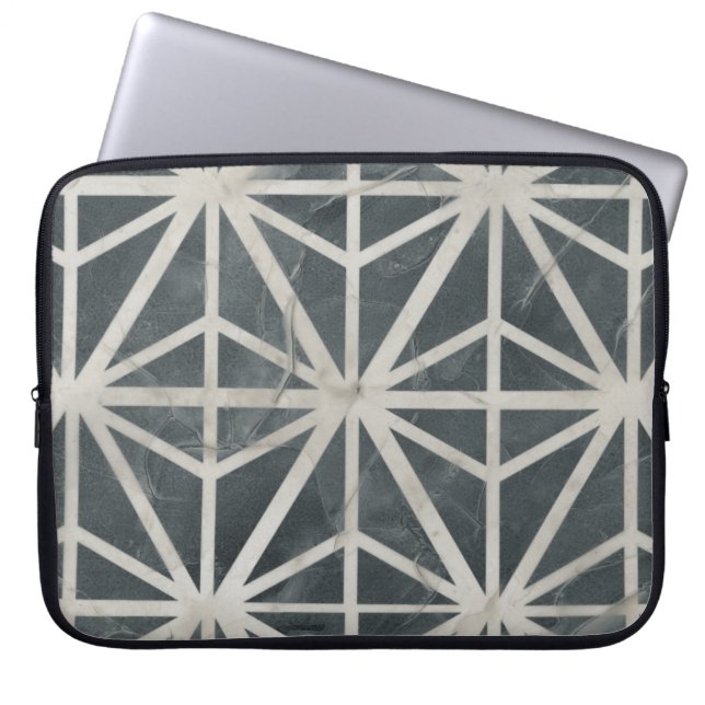 Housse Pour Ordinateur Portable Collection de carreaux neutres (Devant)