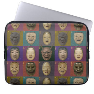 Housse Pour Ordinateur Portable Collection de masques Noh