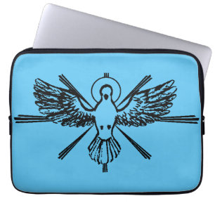 Housse Pour Ordinateur Portable Colombe du Saint-Esprit Confirmation religieuse et