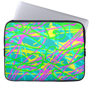 Housse Pour Ordinateur Portable Color My Dreams Scribble Motif Expressive Artsy