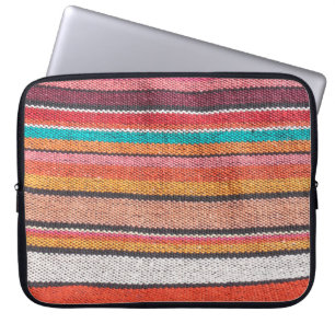 Housse Pour Ordinateur Portable Colorée mexicaine, style péruvien surface de tap