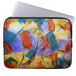 Housse Pour Ordinateur Portable Colorful abstract art on computer bag