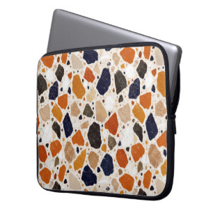 Housse Pour Ordinateur Portable Conception Abstraite de Terrazzo Méditerranéen