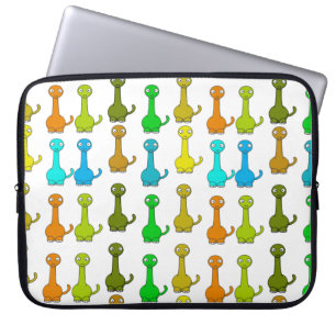 Housse Pour Ordinateur Portable Conception colorée mignonne de dinosaures de béb