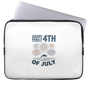 Housse Pour Ordinateur Portable Conception de chemise de feu d'artifice du 4 juill