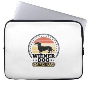 Housse Pour Ordinateur Portable Conception de chemise de grand-père teckel chien d