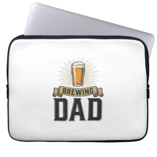 Housse Pour Ordinateur Portable Conception de chemise de gravure vintage de bière