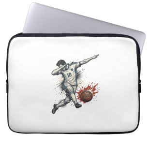 Housse Pour Ordinateur Portable Conception de chemise graphique Vintage Soccer Dab